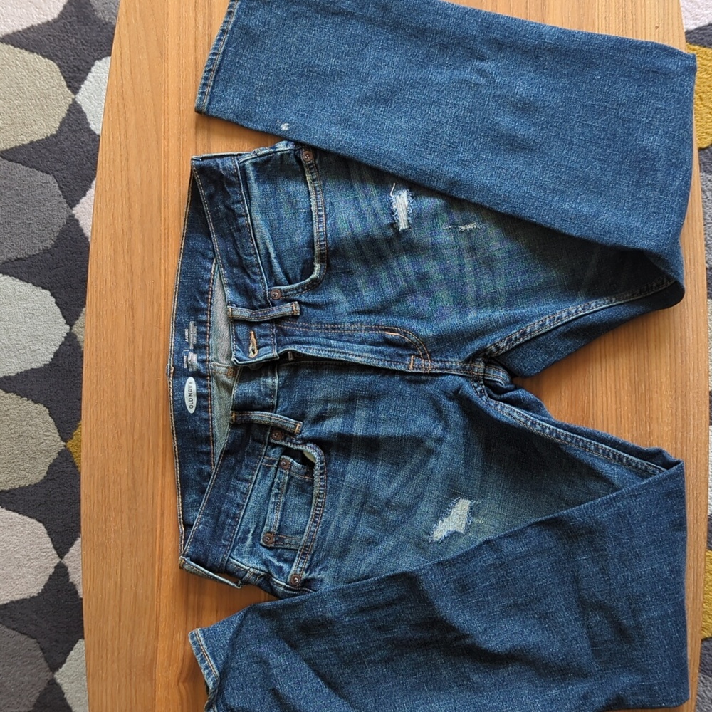 Old Navy Men's Distressed Skinny Jeans